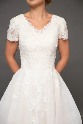 Modest Bridal Collection 144477 #2 Ivory thumbnail