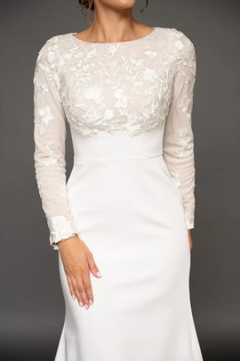Modest Bridal Collection 144471 #1 Ivory thumbnail