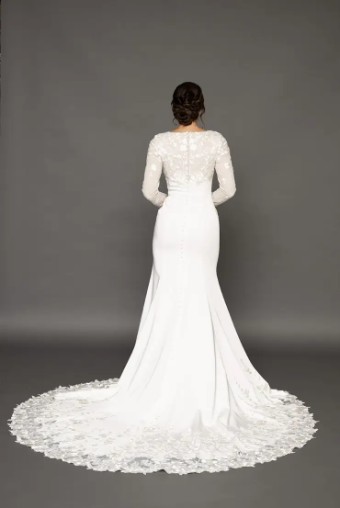 Modest Bridal Collection 144471 #4 Ivory thumbnail