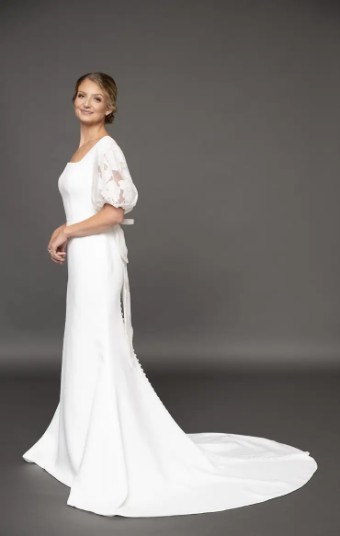 Modest Bridal Collection 144463 #4 Ivory thumbnail