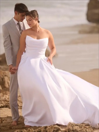 Maggie Sottero 145800 #8 Ivory thumbnail