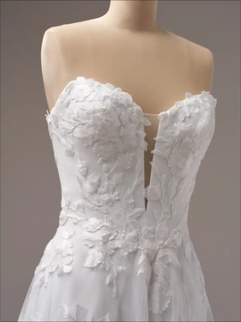 Maggie Sottero 145809 #7 Ivory/Blush (Natural Illusion) thumbnail