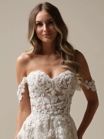 Sottero and Midgley 144943 #5 Ivory/Nude/Silver thumbnail
