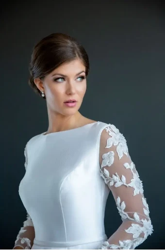 Modest Bridal Collection 136259 #6 Ivory thumbnail