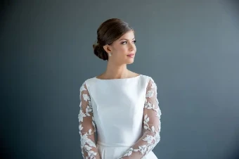 Modest Bridal Collection 136259 #5 Ivory thumbnail