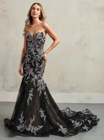Maggie Sottero 143878 #4 Black Black/Lavender thumbnail