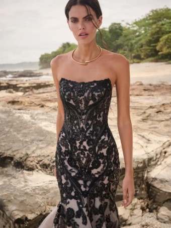 Sottero and Midgley 142823 #20 default Ivory Black/Black/Nude thumbnail