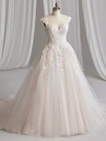 Sottero and Midgley 141048 #5 Ivory / Soft Blush thumbnail