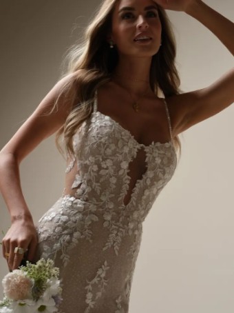 Sottero and Midgley 144961 #2 Ivory over Soft Blush/Natural Illusion thumbnail