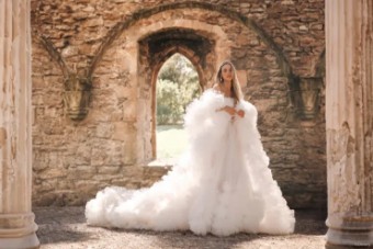 Disney Fairy Tale Weddings Collection 144084 #6 Lavender/Iv/Nude thumbnail