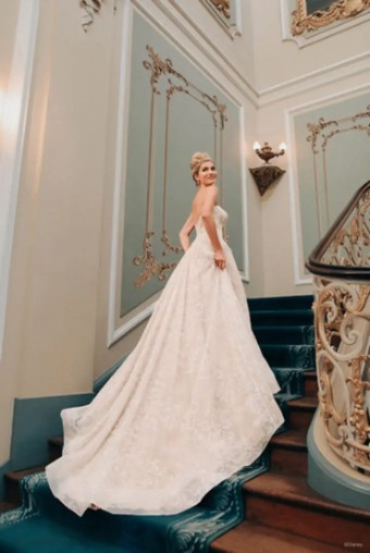 Disney Fairy Tale Weddings Collection 140169 #4 Ivory/Nude thumbnail
