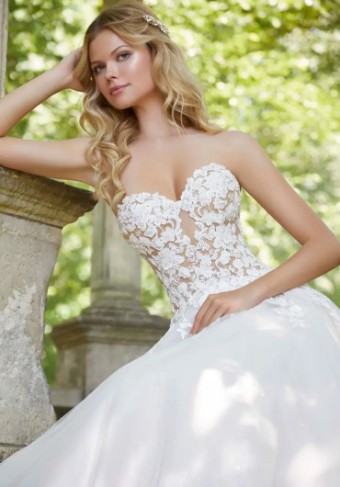 Morilee 132185 #5 Ivory/Crème (Nude Illusion) thumbnail