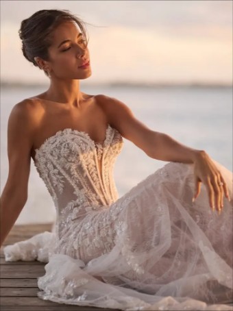 Maggie Sottero 145820 #14 Ivory/Blush (Natural Illusion) thumbnail