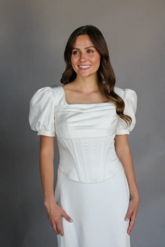 Casablanca Bridal 145400 #5 Ivory thumbnail