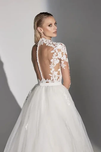 Dream Collection 145602 Overskirt #1 Ivory thumbnail