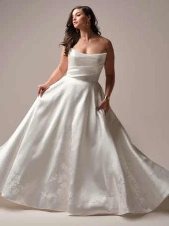 Sottero and Midgley 145978 #0 default Ivory Floral thumbnail