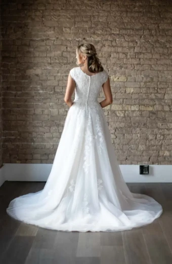 Modest Bridal Collection 142419 #1 Ivory thumbnail