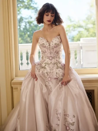 Sottero and Midgley 146935 #15 Ivory/Pale Blush/Multi thumbnail
