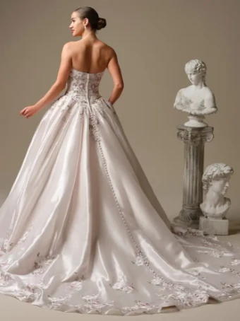 Sottero and Midgley 146935 #7 Ivory/Pale Blush/Multi thumbnail