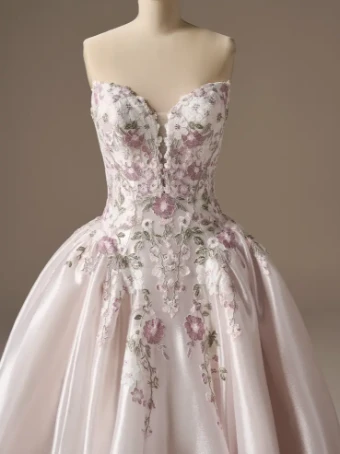 Sottero and Midgley 146935 #11 Ivory/Pale Blush/Multi thumbnail