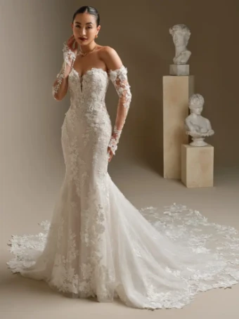 Sottero and Midgley 146967 #2 Iv/Soft Blush (Natural Illusion) thumbnail