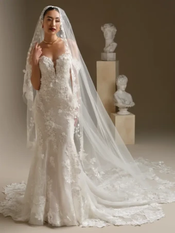 Sottero and Midgley 146967 #4 Iv/Soft Blush (Natural Illusion) thumbnail