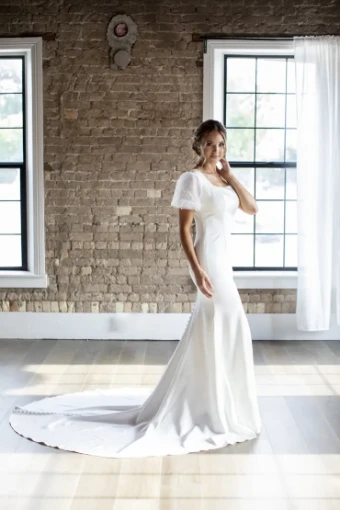 Modest Bridal Collection 142407 #1 Ivory thumbnail