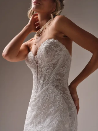 Sottero and Midgley 145986 #2 Ivory over Pearl (Ivory Illusion) thumbnail