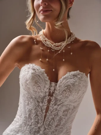 Sottero and Midgley 145986 #3 Ivory over Pearl (Ivory Illusion) thumbnail