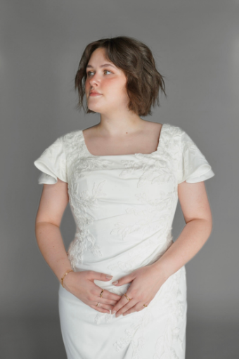 Casablanca Bridal 145427 #2 Ivory/Diamond White thumbnail