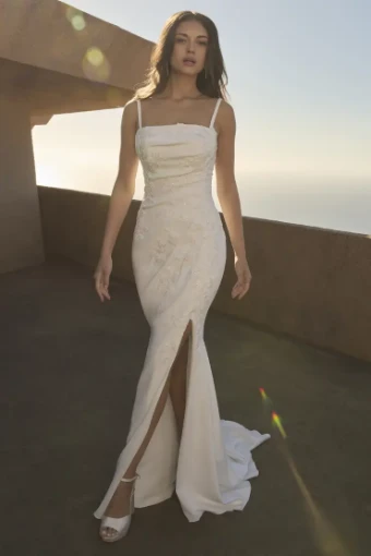 Casablanca Bridal 145427 #9 Ivory/Diamond White thumbnail