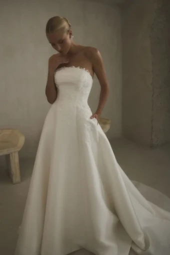 Casablanca Bridal 146464 #8 default Ivory thumbnail