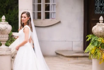 Modest Bridal Collection 146410 #4 Ivory thumbnail