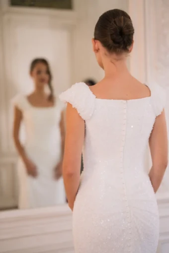 Modest Bridal Collection 146417 #5 Ivory thumbnail