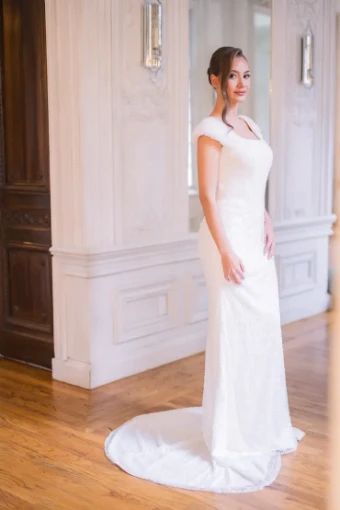 Modest Bridal Collection 146417 #3 Ivory thumbnail