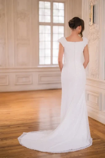 Modest Bridal Collection 146417 #6 Ivory thumbnail