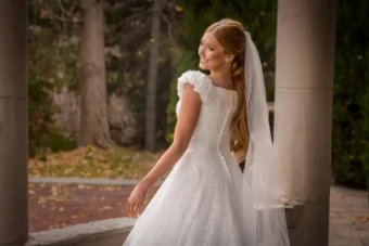 Modest Bridal Collection 146418 #6 Ivory thumbnail