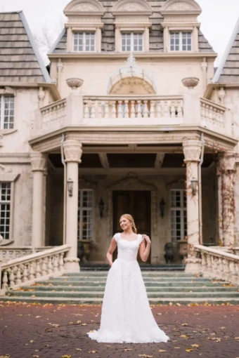 Modest Bridal Collection 146411 #3 Ivory thumbnail