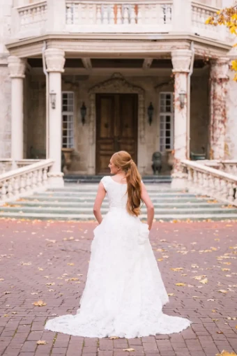 Modest Bridal Collection 146411 #5 Ivory thumbnail