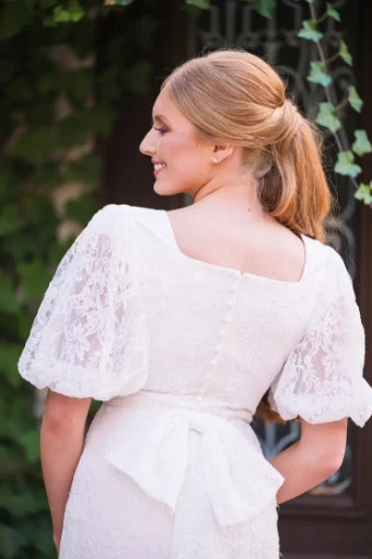 Modest Bridal Collection 146416 #4 Ivory thumbnail