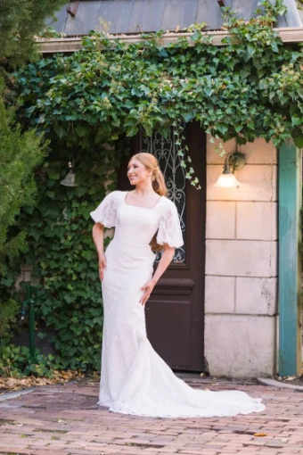 Modest Bridal Collection 146416 #1 Ivory thumbnail