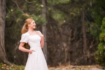 Modest Bridal Collection 146420 #5 Ivory thumbnail