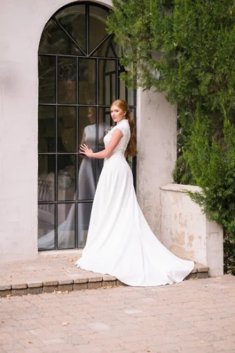 Modest Bridal Collection 146421 #4 Ivory thumbnail