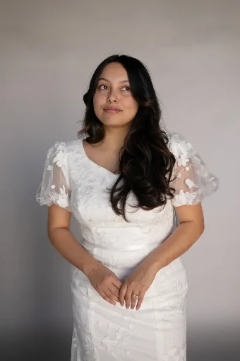 Modest Bridal Collection 146422 #17 Ivory thumbnail