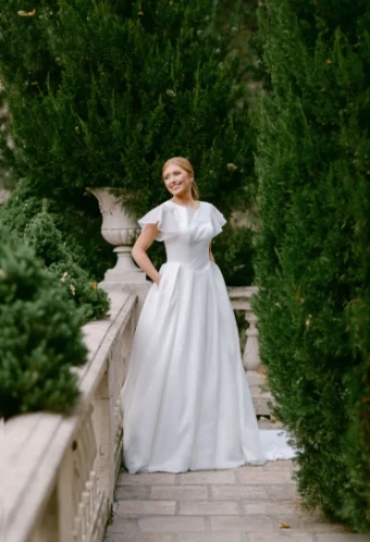 Modest Bridal Collection 146425 #1 Ivory thumbnail