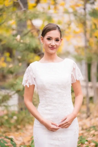 Modest Bridal Collection 146428 #3 Ivory thumbnail