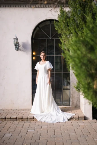 Modest Bridal Collection 146436 #4 Ivory thumbnail