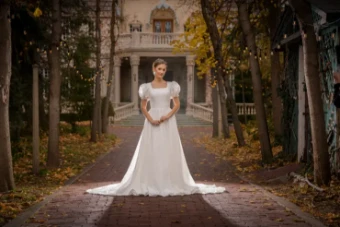 Modest Bridal Collection 146438 #4 Ivory thumbnail