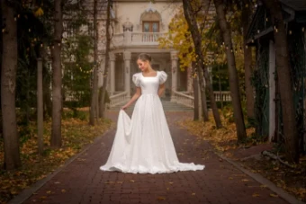 Modest Bridal Collection 146438 #5 Ivory thumbnail