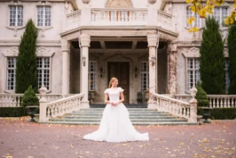 Modest Bridal Collection 146443 #2 Ivory thumbnail